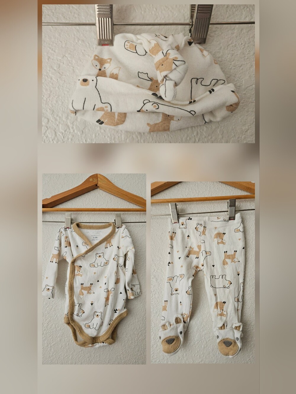 nwot 3 piece koala baby set, 3 months